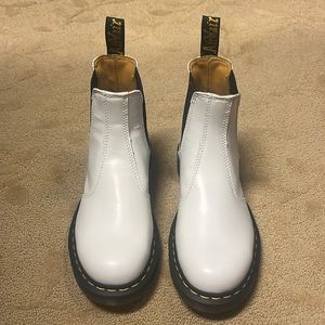 Brand new Doc Marten white boots. Never worn. Authentic. Bought from Dillards